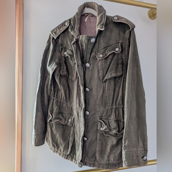 Free People - Not Your Brothers Surplus Jacket - Picture 3 of 7